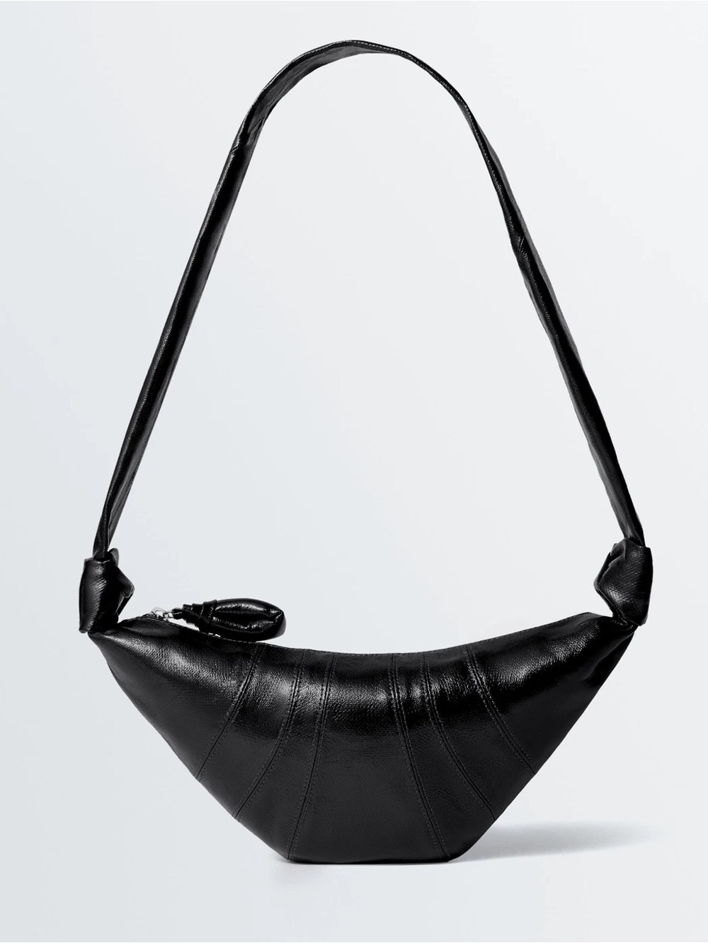 Lemaire Small Croissant Bag in Coated Cotton